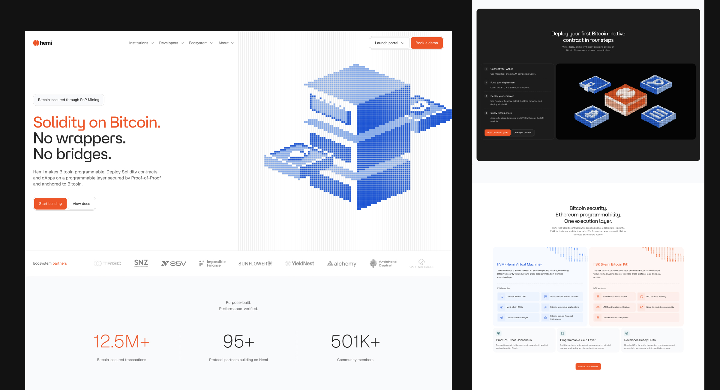 Rebuilt developers page